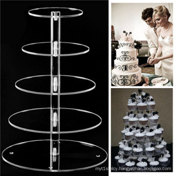 Hot Selling Acrylic Cake Display Stand for Wedding Party